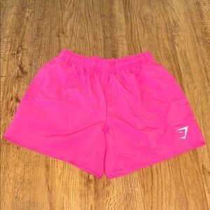 Gymshark Bright Pink Athletic Shorts